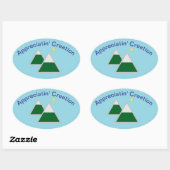 Stickers Classic Rond Nature (Feuille)