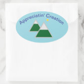 Stickers Classic Rond Nature (Sac)