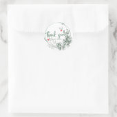 Stickers Classic Round, merci pour la commande (Sac)