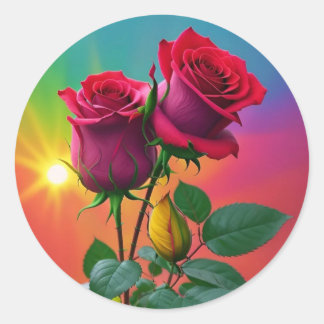 Stickers Classic Round Premium - Parfait pour tous