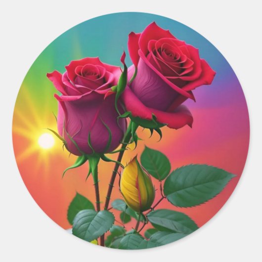 Stickers Classic Round Premium - Parfait pour tous (Devant)