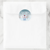 Stickers Classic Snowman de Noël d'hiver (Sac)