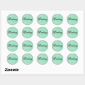 Stickers Classy Custom Name (Feuille)