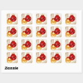 Stickers Classy Red et Gold (Feuille)