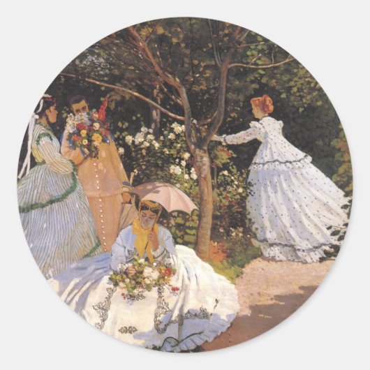 Stickers Claude Monet Fine Art (Devant)