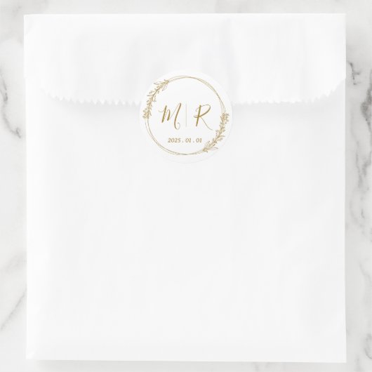 Stickers Clear personnalisés pour les faveurs de m (Sac)