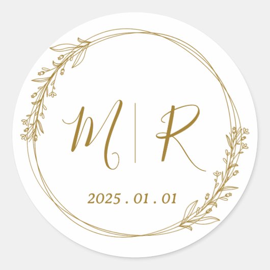 Stickers Clear personnalisés pour les faveurs de m (Devant)