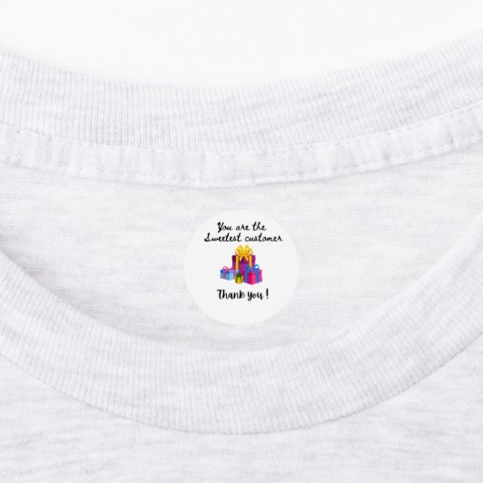 Stickers clients Merci (multiple) (Apposé)