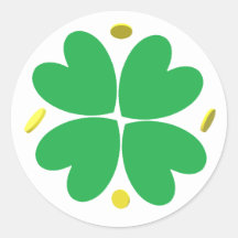 Stickers - Clover à 4 feuilles