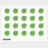Stickers Clover de la Saint-Patrick (Feuille)