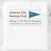 Stickers Club de voile de Galway City (Sac)