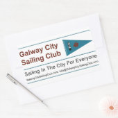Stickers Club de voile de Galway City (Enveloppe)