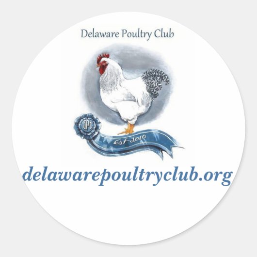 Stickers Club Volaille Delaware (petits) (Devant)