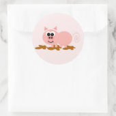Stickers Cochon dans la boue (Sac)