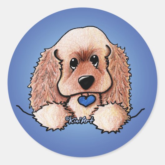 Stickers Cocker Spaniel (Devant)