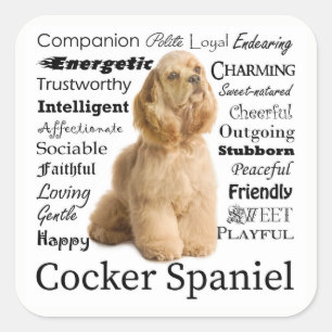Stickers Cocker Spaniel Traits