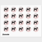 Stickers Coeur Appenzeller Sennenhund (Feuille)