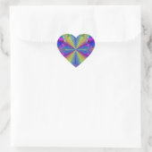Stickers Coeur arc-en-ciel (Sac)