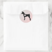 Stickers Coeur Basenji (Sac)