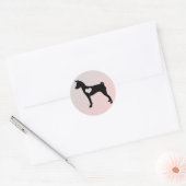 Stickers Coeur Basenji (Enveloppe)