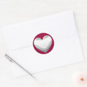 Stickers Coeur Blanc (Enveloppe)