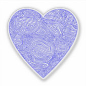 Stickers Coeur Bleu (Devant)