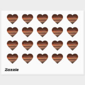 Stickers Coeur Brown (Feuille)