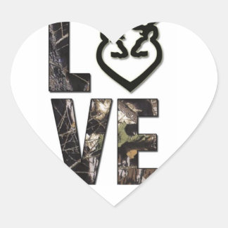 Stickers Coeur Camo Love Country