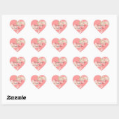 Stickers Coeur Cerise Blossom (Feuille)