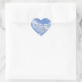 Stickers Coeur Ciel Bleu (Sac)