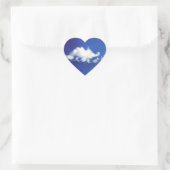 Stickers Coeur Cloud Brontosaurus (Sac)