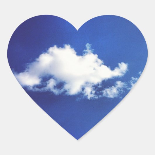 Stickers Coeur Cloud Brontosaurus (Devant)