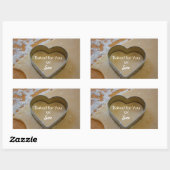 Stickers Coeur Coeur Coeur de Cookie customisé (Feuille)
