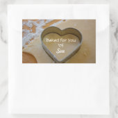 Stickers Coeur Coeur Coeur de Cookie customisé (Sac)