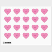 Stickers Coeur Conversation, BFF (Feuille)