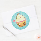 Stickers Coeur CuppyCakes (Enveloppe)