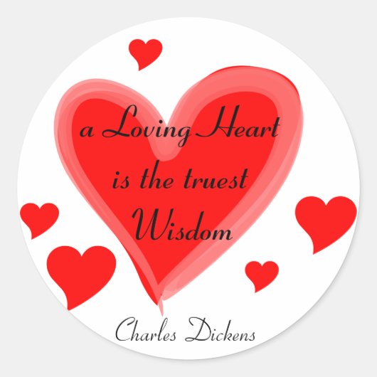 stickers Coeur d'amour (Devant)