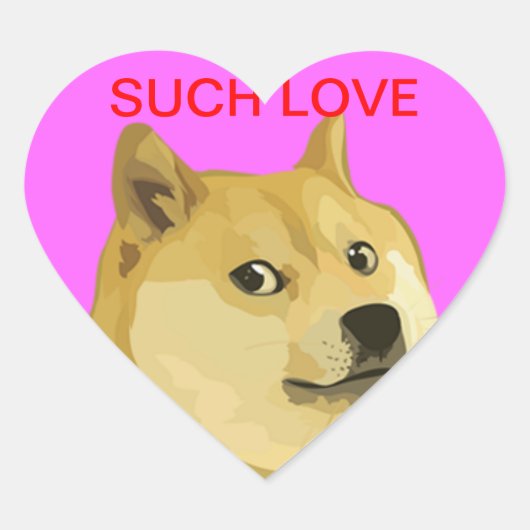 Stickers Coeur de chien (Devant)