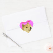Stickers Coeur de chien (Enveloppe)