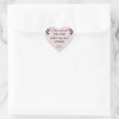 Stickers Coeur et Amour Bible Verse (Sac)