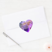 Stickers Coeur Fête des mariées Fleur Iris (Enveloppe)