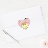 Stickers Coeur fille (Enveloppe)