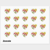 Stickers Coeur frais (Feuille)