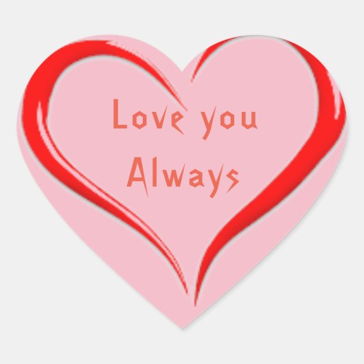 Stickers Coeur, Glossy (Devant)