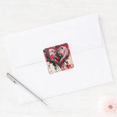 Stickers Coeur gothique (Enveloppe)