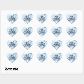 Stickers Coeur Hydrangea (Feuille)