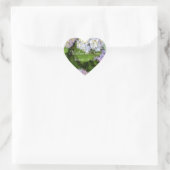 Stickers Coeur Hydrangeas Watercolor (Sac)