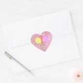 Stickers Coeur Lollipop Candy (Enveloppe)
