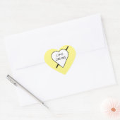 Stickers Coeur Love Drums (pack de 20) (Enveloppe)