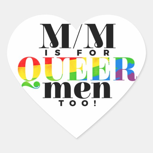 Stickers Coeur M/M inclus (Devant)